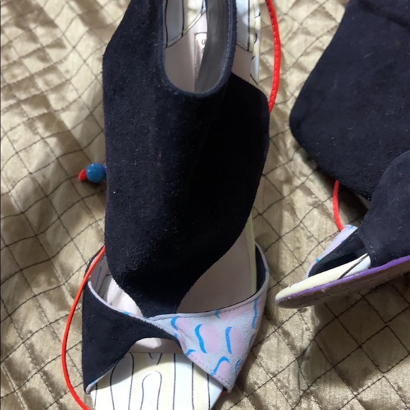 Sophia Webster tie around ankle beautiful heels multicolor 😍 - Picture 3 of 4